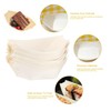 Wood Boat Plates,50 Pcs Bamboo Plates Wood Boat Plates Bamboo