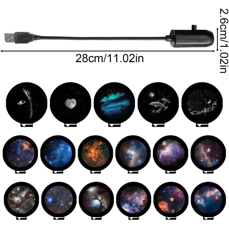 Galaxy1 Light Projector for Bedroom USB Astronomical Landscape Lamp1