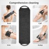 Back Scrubber for Shower, Double Sided Exfoliating Back Exfoliator with