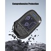 Leather Car Key Case Fit for Compustar Prime T11 RF-P2WT11-SS