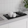 Extra Large Bar Mats for Countertop 16X28'', Thicker Rubber Coffee
