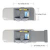 TFY Car Sun Visor Extender and Organizer, Universal Sunshade Anti-Glare,