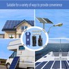 LxcshLjx MC4 Solar Panel Connectors, 5 Pair Male/Female Waterproof Solar