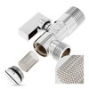 Angle Valve with Filter 1/2 Inch Male x 1/2 Inch