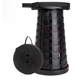 Macco Collapsible Telescoping Portable Stool for Adults, Camping Stool, Upgraded Collapsible Folding Seat