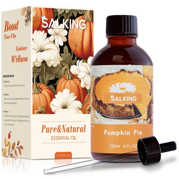 SALKING SALKING Pumpkin Pie Fragrance Oil, 120ml (4 Fl Oz)