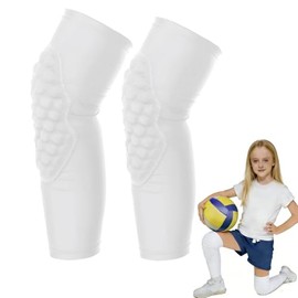 EDECOR 1 Par de Rodilleras Deportivas, Rodilleras Elásticas Antideslizantes, El Diseño Antisísmico de Esponja Gruesa, Adecuado para Voleibol...       