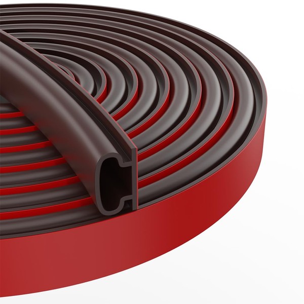 Weather Stripping Door Seal Strip，Extra Thick Door/Windows Rubber Weather Seal