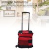 Large Capacity Rolling Cooler Box Insulated with Wheels Red for