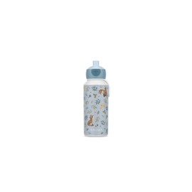 Mepal - Pop-up Campus Water Bottle - Little Dutch - Leak-proof Bottle for School - Reusable - BPA Free & Dishwasher Safe - 400 ml - Forest Friends