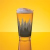 Moonlight4225 Forest Tree Line Set of 2 16oz Printed Pint