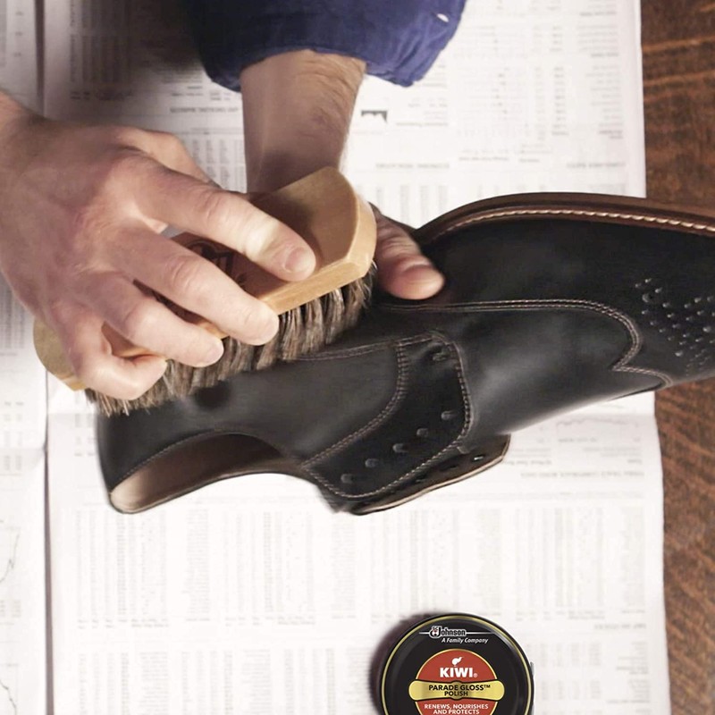 Kiwi 10112 1-1/8 Oz Tan Shoe Polish