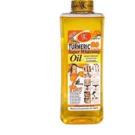 Turmeric Oil Super Whitening Face & Body Moisturizer Nourishing Anti-aging Correct Spots Wrinkle Skincare Essential oil 500ml/16.9oz (500ml/16.9oz)