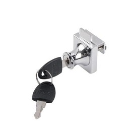 Glass Display Cabinet Lock (for 5-8mm Glass, CB Type) Option B Rectangular 2ea