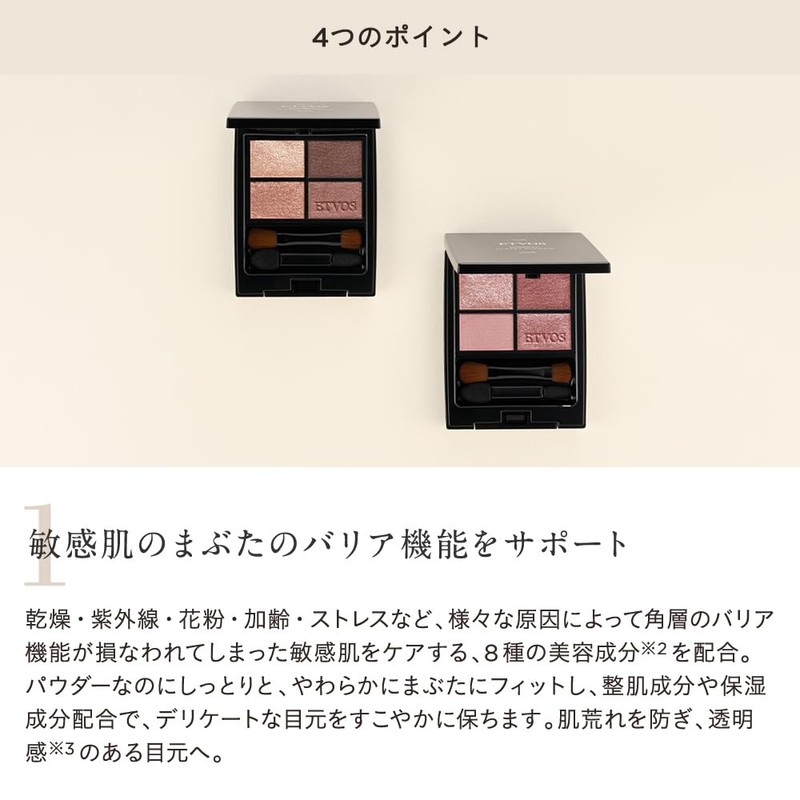 ETVOS Mineral Classy Shadow #Slow Beige (Eyeshadow, Sensitive Skin, Dull,