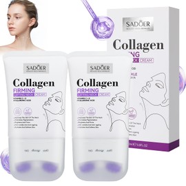DOUNIU Sadoer Neck Collagen Cream, Tightening Face/Neck Anti-Wrinkle Collagen Cream for Dark Spot, Relieve Edema In The Neck,Reduce Wrinkles Fine Lines (2pcs)