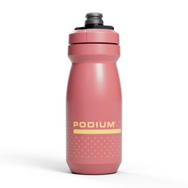CamelBak Podium 21oz Bike Water Bottle - Easy Squeeze Bottle - Fits Most Bike Cages, Coral Sunset