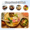 4 Set Gold Chilled Serving Tray and Dip Bowl for