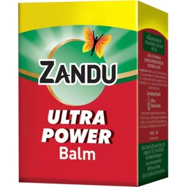 Zandu Ultra Red Balm | Ayurvedic Balm with Menthol, Camphor, Eucalyptus Oil | Relieves from Bodyache, Cold & Muscle Stiffness | Non Greasy & Fast Acting | 0.85 Fl Oz (Pack of 1)