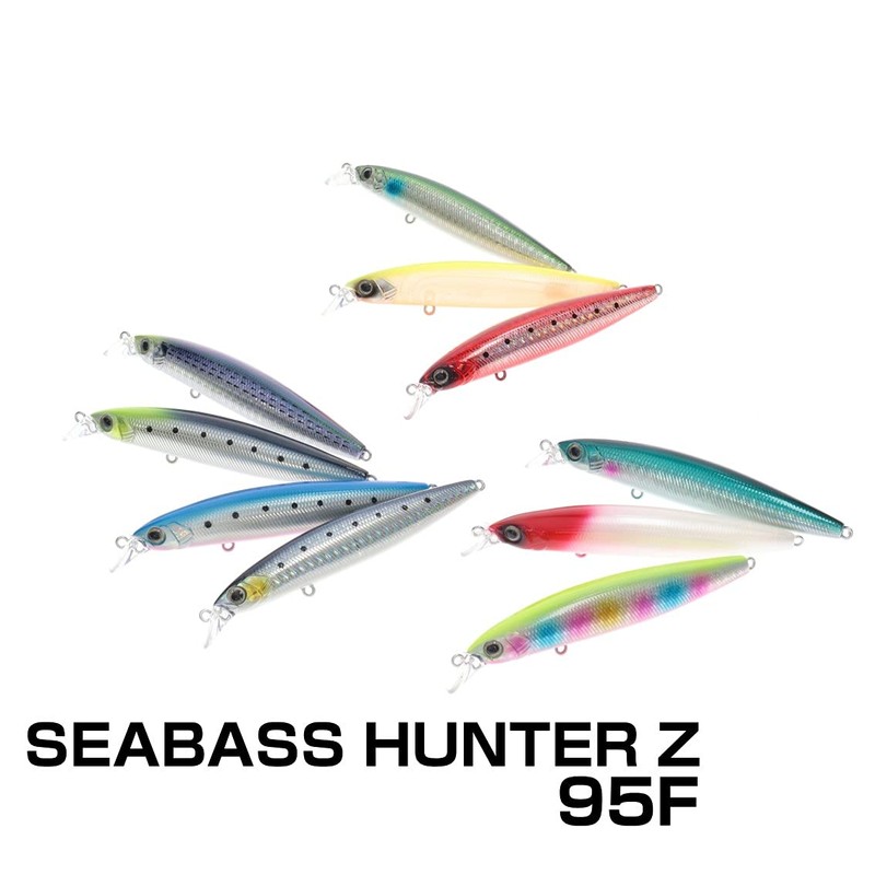 Daiwa Sea Bass Hunter Z 95F 3D Inakko (Mullet)