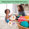10 Pcs Knitting Needle Stoppers, Knitting Needle Point Protectors Cute