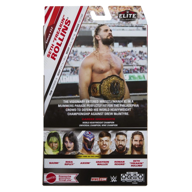 WWE Seth Rollins - WWE Elite 117 Mattel Toy Wrestling