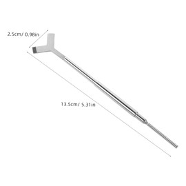 IWOWHERO Stainless Steel Eyelash Separator Tool Durable Y Shaped Lash Curler Aid for Precise Lash Cleaning and Separation for Salon and Home Use for Beauticians and Individual Users