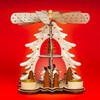 Sikora P27 Tea Light Wooden Christmas Pyramid with Angels Height