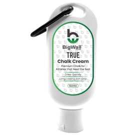 BigWall True Chalk Cream| Enhance Your Grip! Ideal for Bouldering, Rock Climbing, Weightlifting | Easy on Hands, Long-Lasting & Erasable | 50ml Chalk Cream | ‎Unisex Liquid Chalk