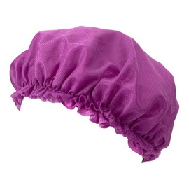 Red by Kiss Silky Satin Hair Bonnet – Dual Layer for Moisture Retention, No-Slip & Comfortable, Breathable Fabric for Hair Protection & Style Maintenance (Extra Stretchy Band, Purple)