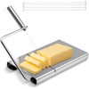 FMH Stainless Steel Cheese Slicer With 5 Replacement Wires Cuts