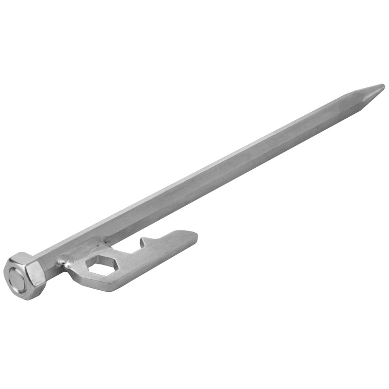 8 pcs Stainless Steel 20cm Hex Tent Stakes Pegs for