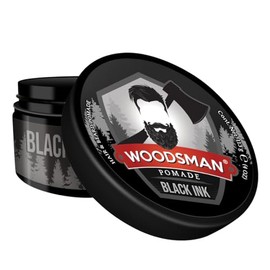 Woodsman - Pomada Negra Para Cabello Y Barba Cubre Canas, Matiza y Da Intensidad al Cabello Negro 113g