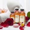 YINGERHUAN 8oz Glass Vanilla Extract Bottles,Round Amber Boston with Caps