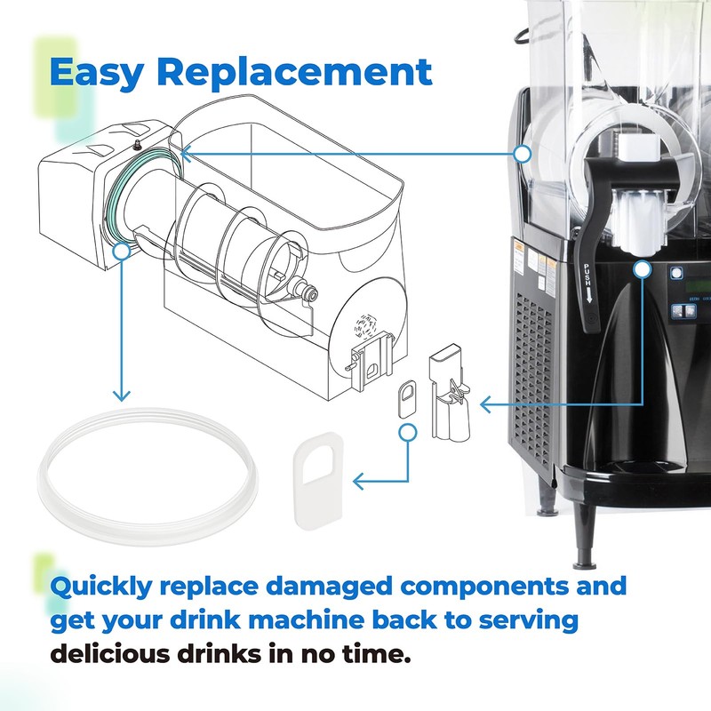 32268.1000 Ice Drink Machine Seal Kit Replacement for Bunn Slush