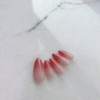 Flower Water GrasHandmade Nail Tips - Square / 꽃물그라수제네일팁 -