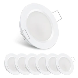 acegoo RV 2.75" Recessed LED Ceiling Light 12V Ultra-Thin Puck Light, Dimmable RV Lights Interior for Camper Van Truck Motorhome Boat Sailboat Roof Under Cabinet Lighting, 6 Pack (White,Warm White)