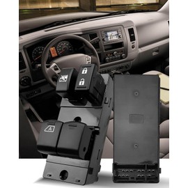 Master Power Window Switch Fit for Nissan NV1500 NV2500 NV3500 2013-2021, Front Driver Side Window Control Switch Replace 25401-1PA0C 254011PA0C