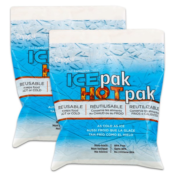 Cryopak Flexible Ice Pack for Lunch Boxes (2 Pack)