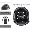 Airsoft Helmet and Mask, PJ Fast Helmet with Front NVG