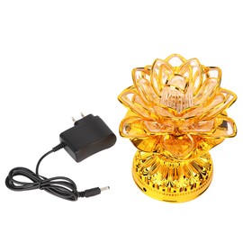 Colorful Light Buddhism Faith Supply Lotus Light (Without Battery Deliver  110-240 V)