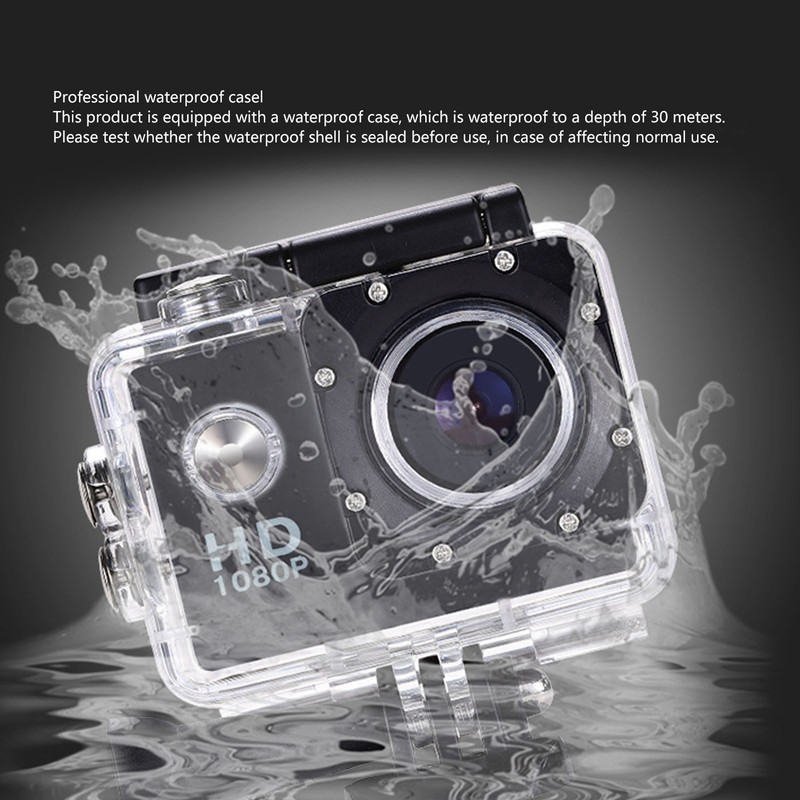 1080P Sports Camera 2.0 Inch LCD Screen USB 2.0 140
