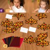 32 Sets Fall Maple Leaf Suncatchers Craft Kit DIY Window