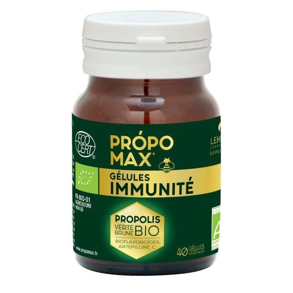 Propolis da Baccharis Propomax Immunité propolis BIO 40 Gélules