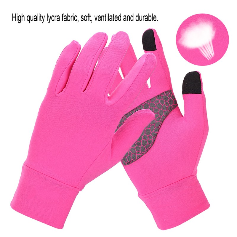 Winter Thick Thermal Warm Full Finger Gloves for Running Skiing