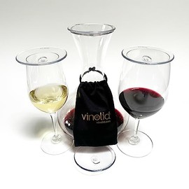 vinolid Wine Glass Cover - 4 Pack
