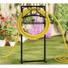 Fire Beauty Heavy-Duty Portable Garden Hose Holder with Storage Basket,120+