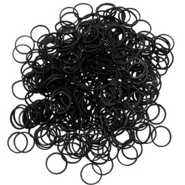 Inge 1000 PCS Black Elastic Hair Bands | Ideal for Daily Use & Versatile Hairstyles | Durable Hair Bands