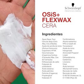 OSIS - Flexwax Cera en Crema Remoldeable 85 ml, Fijación Fuerte, Realza Textura del Cabello, Aporta Brillo Natural y Gran Definición, Fácil de Aplicar, Proporciona Fijación y Textura