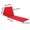 SOONHUA Inflatable Back Cushion, Portable Beach Lounger Wedge Shape Lounger